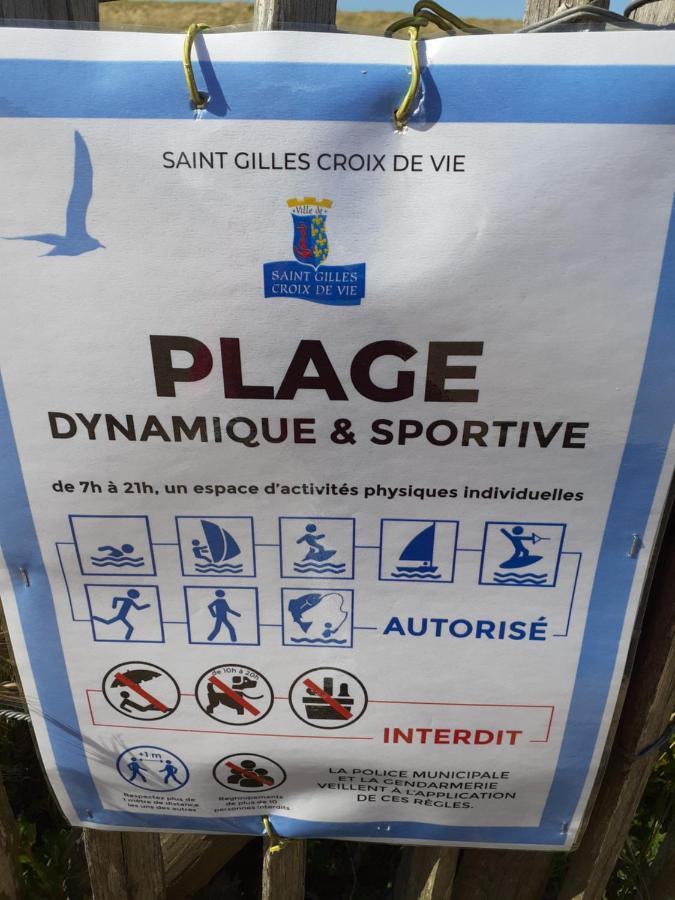 Studio Lumineux Dans La Coulee Verte A Saint Gilles Croix De Vie Eksteriør billede